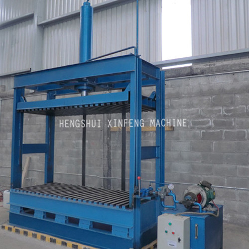 Hydraulic gabion mesh packing machine